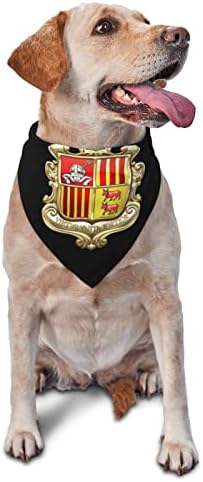 Andorra grb heraldika kućnog ljubimca štene mačke balaclava trokut bibs šal bandana ovratnik vrathief mchoice za bilo koji