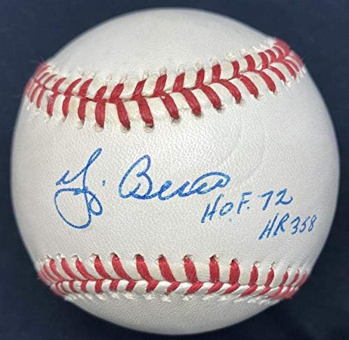 Yogi Berra Hof 72 358 HR potpisan bejzbol PSA - Autografirani bejzbols