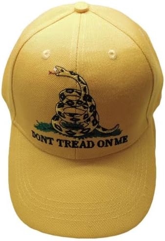 Izvezen od Gadsdena, ne gazi me, žuta bejzbolska kapa za čajanku Trump