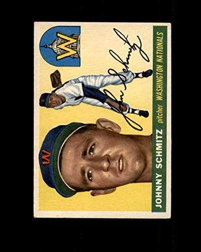 Johnny Schmitz Card 1955 Topps 159 Washington Nationals - Slabozne bejzbolske karte