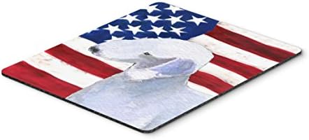 Caroline's Treasures SS4045MP USA američka zastava s jastučićima miša, vrućim jastučićima ili trivetima, za igranje na kućnim