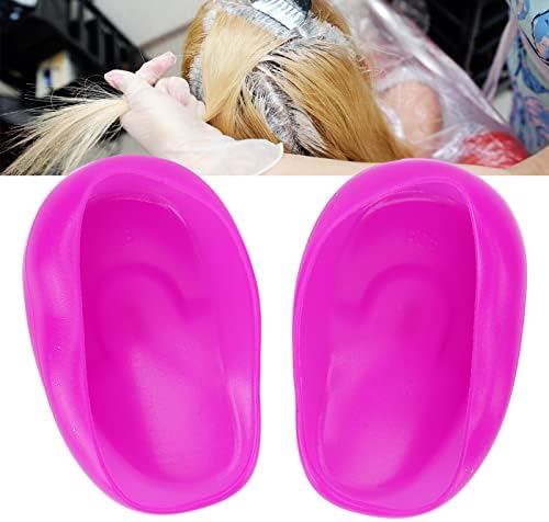 Poklopac za uši za kosu, lagani silikonski materijal Home Professional Svijetle boje uha zaštitnik za tuširanje salona