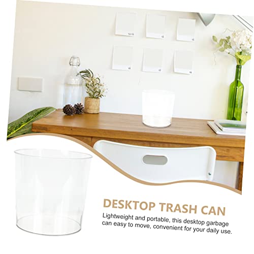 * 4 kom mini kanta za smeće prozirni kontejner stolna kanta za smeće dekorativni kontejner kanta za smeće kanta za smeće