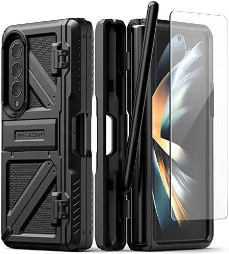 VRS Design Terra Guard Ultimate S za Galaxy Z Fold 4 5G, a sve u jednom vrhunskom šaržnom slučaju zaštite zglobova sa S PEN