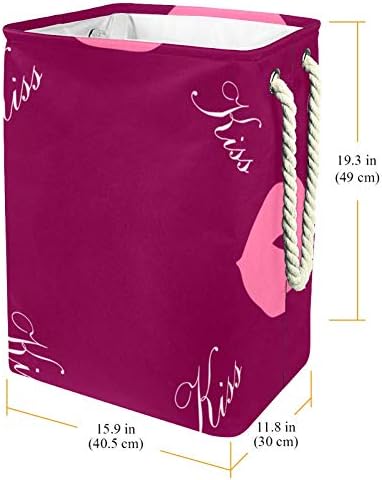Heterogeni uzorak za Valentinovo 300 Pach Oksford PVC vodootporna košara za odjeću velika košara za rublje za deke igračke