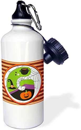 3Drose Bright Halloween Monogram s uzorkom Početna G - Boce s vodom