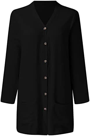 Lagana prešiljena jakna Ženske žene ležerne solidne boje gumb Down Dugi rukavi kardigan bluza lagani kaput