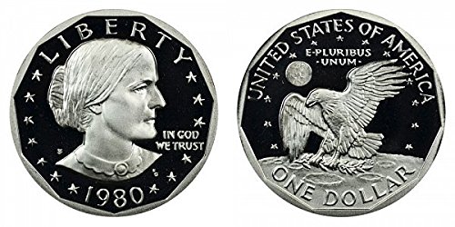 1980. S Susan B. Anthony Dolar Dollar Dollar Perfect Uncelirana američka metvica