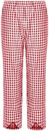 Capri hlače za žene casual široke platnene hlače platnene hlače elastične hlače s visokim strukom harem plaže s džepovima