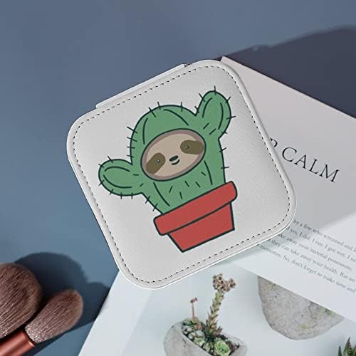 Smiješni Sloth Cactus nakit Organizator Organizator zaslon za skladištenje poklon kućišta za žene za djevojčice Ogrlice Ogrlice