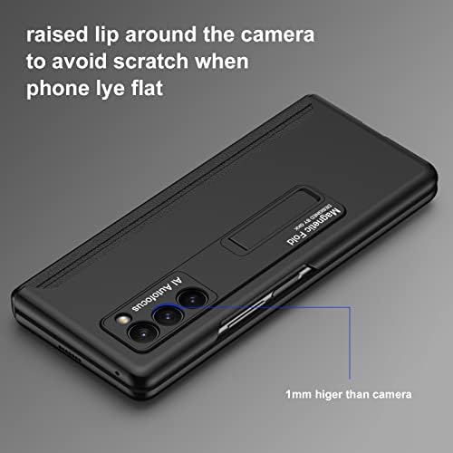 Libeagle kompatibilan sa Samsung Galaxy Z preklop 2 [zaštita od magnetske zglobove] [Metal Kickstand] [Lightgete & Slim]