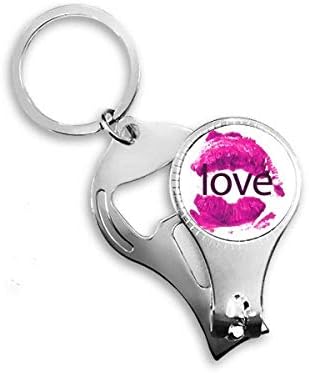 Valentinovo ružičasta usna Ljubav za nokte za nokte, otvarač za otvarač za bočicu za bočicu za bočicu