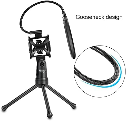 Prijenosni mikrofon, studijski stolni stalak za stativ s filtrom