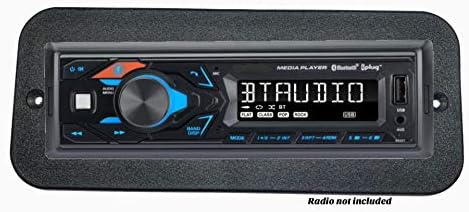 Generic kioti radio ugradbena ploča za ugradnju jednostrukih stereo radio montira crna obloga okvira