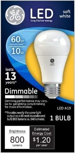919 926 mekana bijela LED žarulja od 60 vata ekvivalentna je 1 PC