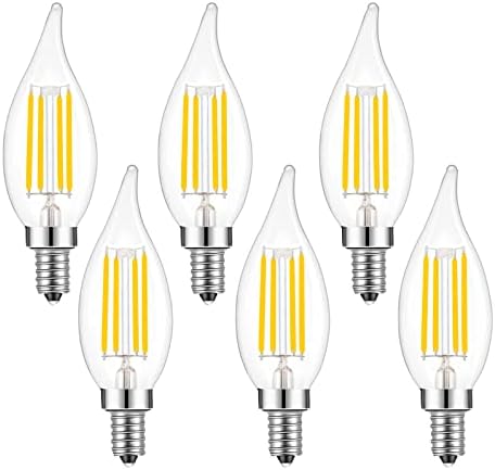 LED svjetiljka od 914 Europska baza 4 vata LED svjetla za lustere s mogućnošću zatamnjivanja, ekvivalent od 40 vata, LED