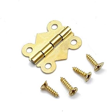 Sineky 10pcs Mini leptir šarke Zlatne srebrne brončane ormariće ladica za nakit Ukrasite zglob za hardver namještaja