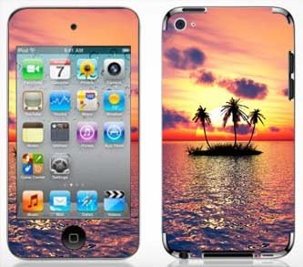 Tropska otoka Raj za kožu za Apple iPod Touch 4G 4. generacija