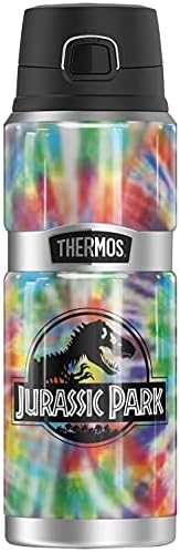 Jurassic Park kravata boja pucanja logotipa Thermos nehrđajući kralj boca od nehrđajućeg čelika, vakuum izoliran i dvostruki