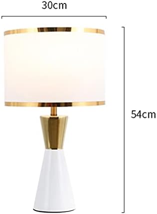 Lxxsh američka stolna svjetiljka spavaća soba keramička noćna lampica europski stil kreativna i topla vjenčanica noćna lampica