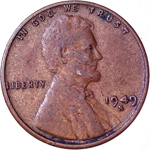 1949. S Lincoln pšenica Cent 1c vrlo fino