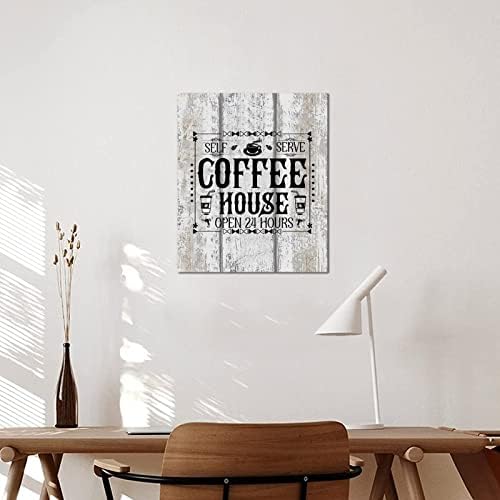 Život pozitivni citat drveni znak Biblijski stih kava rečeno samo posluživanje kafića otvorena 24 sata retro zid viseći drveni