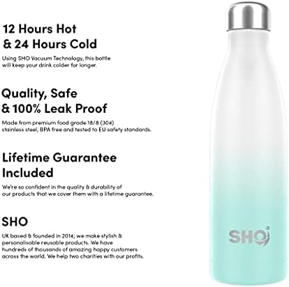 Sho boca - Ultimate vakuum izolirana, dvostruko zid od nehrđajućeg čelika boca i pića boca - 24 sata hladno i 12 vrućih -