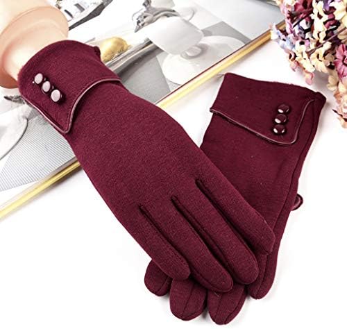 Termalne Zimske rukavice za muškarce i žene, tople vunene pletene rukavice za slanje poruka s debelom podstavom od flisa,