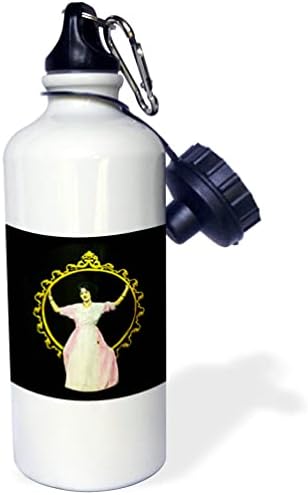 3Drose Magic Lantern Pjevanje uz mene oko mene, ručno obojena ropka - boce s vodom