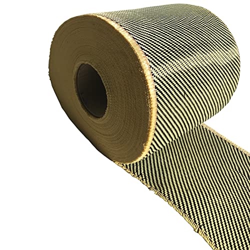 1 metar - aramidna tkanina od karbonskih vlakana - žuta - 3 - 240G / metar - keper tkanje-Napredna vlaknasta tkanina-široka