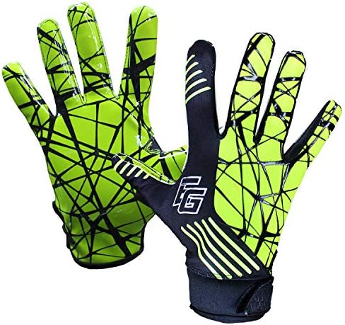 Vječne zupčanice nogometne rukavice - ljepljive ručke kože uska za odrasle nogometne rukavice - Poboljšane performanse nogometne