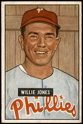 1951. Bowman 112 Willie Jones Philadelphia Phillies ex Phillies