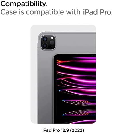 Slučaj za iPad Pro 12,9 inč 2022, Premium kožna zaštita tableta za zaštitu, stražnji poklopac, bočni otvor podržava Penci