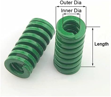 Kompresijske opruge pogodne su za većinu popravaka i 1 komad zelene opruge kalupa s vanjskim promjerom od 40 mm, Spiral Stinging