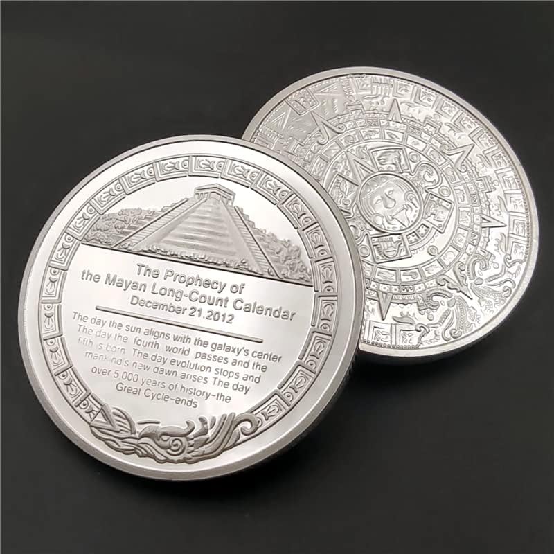Kovanice kalendara Maja u američkom etničkom stilu, prigodni novčići s totemom latinoameričkih poglavara, nakit meksičke