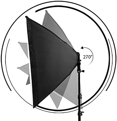 Slatioom fotografija pozadina okvira Podrška softbox komplet za osvjetljenje foto studija oprema oprema s 3pcs pozadinom