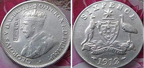 Australija šest pence 1912. Kopiraj kovanice Kopirajte poklon za njega