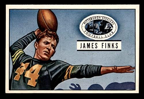 1951. Bowman 130 Jim Finks Pittsburgh Steelers Ex/Mt Steelers Tulsa