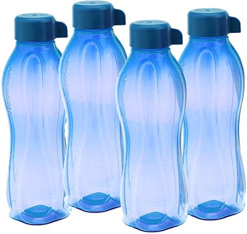 Tupperware Aquasafe set boca za vodu, 1 litara, set od 4, plava