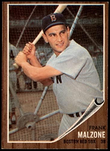 1962. Topps 225 Frank Malzone Boston Red Sox ex Red Sox