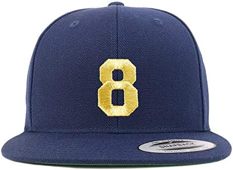 Kupite modnu odjeću od 8 do 8, bejzbolska kapa s ravnim vizirom ukrašena zlatnim koncem