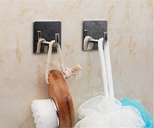 DEERBIRD® ljepljive kuke 6,6 lbs maksimalno teške ležerne zidne kuka vodootporna kvadratna kuka bez noktiju za kuhinju kupaonice