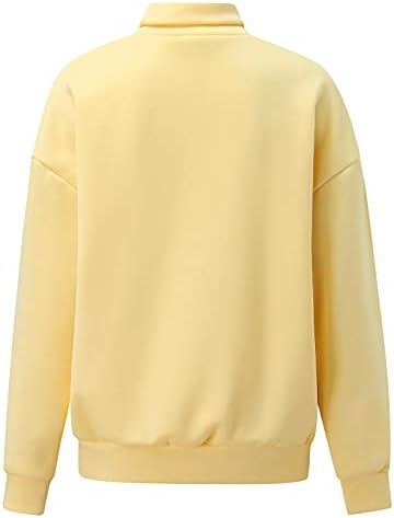 Casual ženska tiskana slouchy turtleneck duksova pulover trendy džemper gornji zip up hoodie žene malene