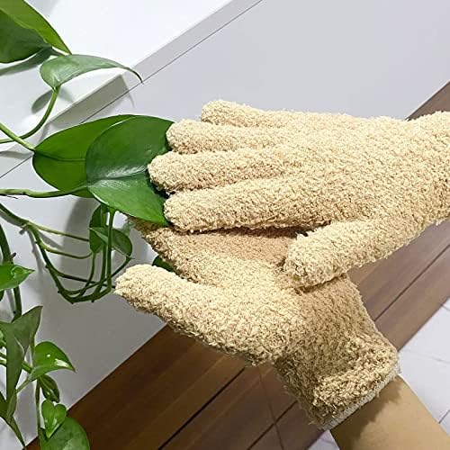 Rukavice za brisanje prašine od mikrovlakana, 3 para rukavica za brisanje prašine s biljaka, roleta, svjetiljki i malih teško
