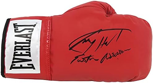 Larrie Holmes potpisala je boksačku rukavicu u prirodnoj veličini s autogramom Easton Assassin - boksačke rukavice s autogramom