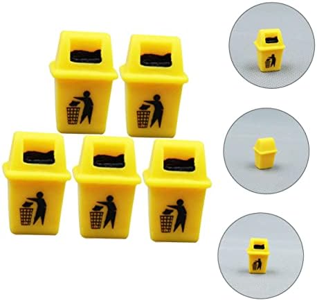 15 kom model kante za smeće mini kanta za smeće žuta boja pribor stol za pijesak beba od smole