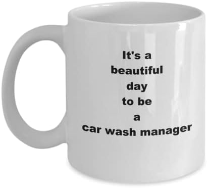 Šalica kave za pranje automobila, šalica za upravljanje automobilom, poklon za upravitelja automobila, poklon za rođendan