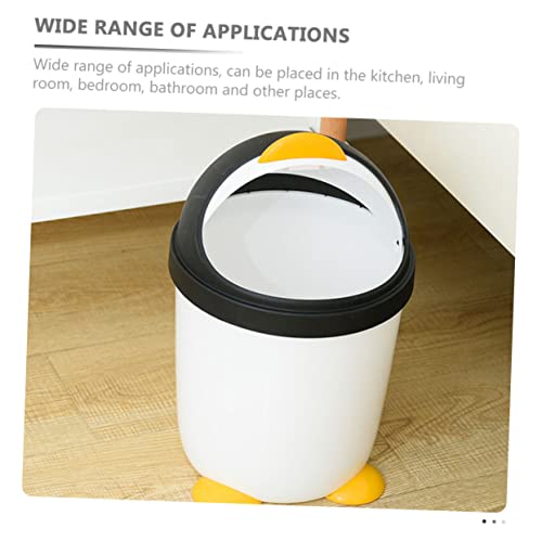 * 3pcs kanta za smeće pingvin kutija za smeće s poklopcem stolne kante mala kanta za smeće s poklopcem mala kanta za smeće