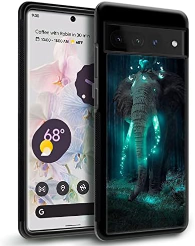 Carloca Kompatibilno s Google Pixel 7 Pro Case, Dream Forest Elephant Google Pixel 7 Pro Slučajevi za djevojčice žene, modni