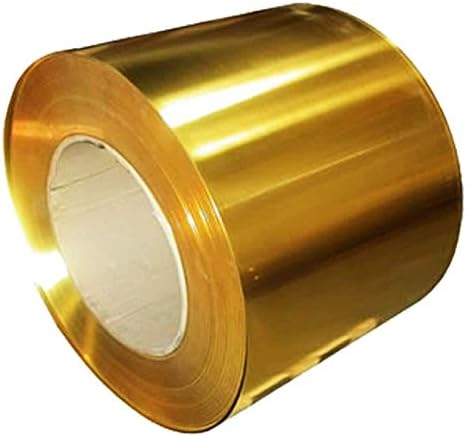 Xunkuaenxuan Metalna bakrena folija 0. 2 mm x 200 mm x 0. 5m tanki lima metal ploča u mesinganom bakrenom limu za mesinganu